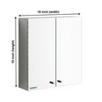 MIRROR CABINET 18X18 SS