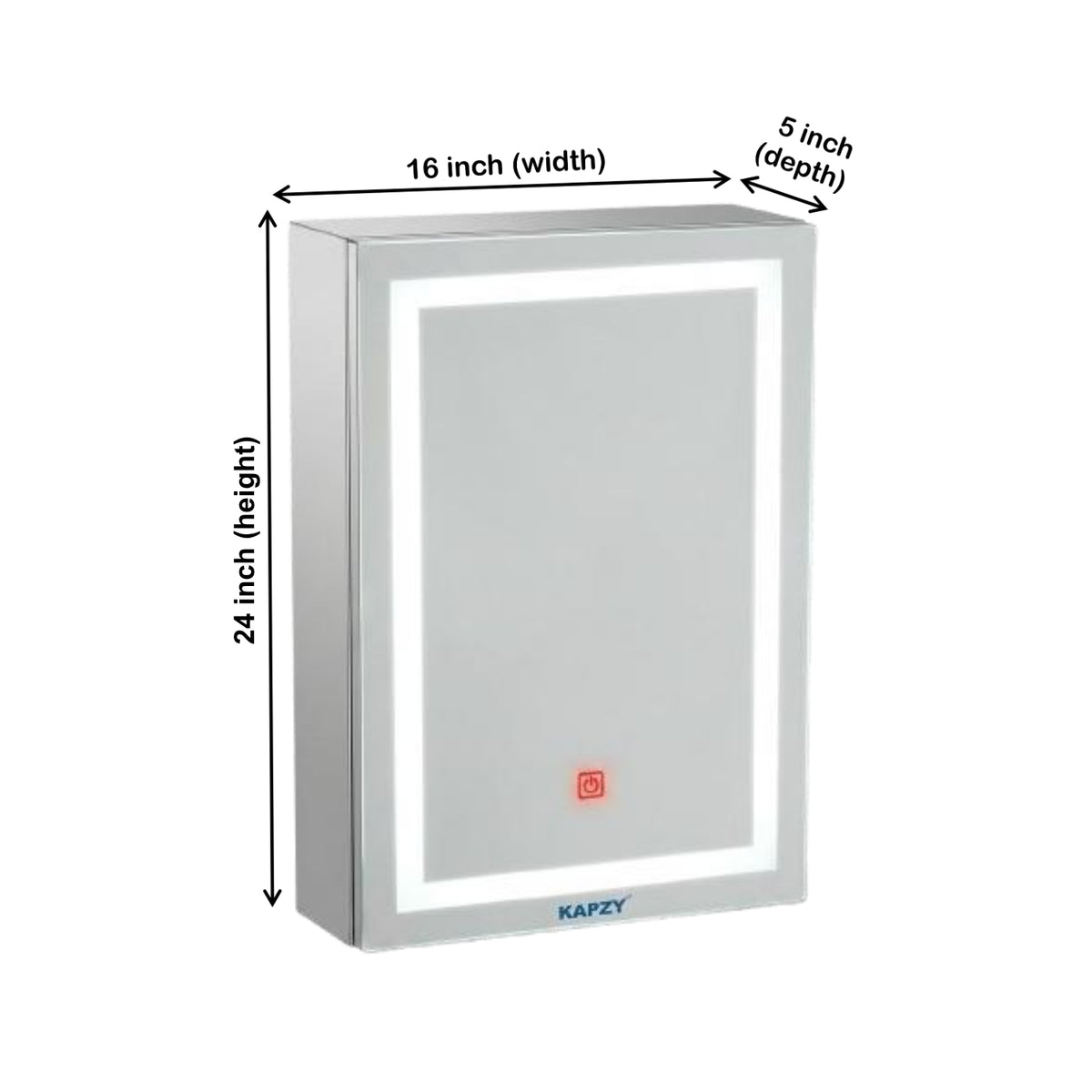 MIRROR CABINET 16X24 3TC