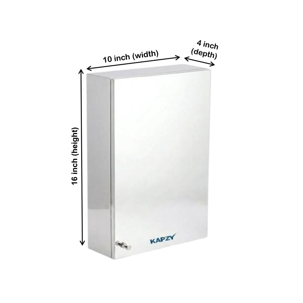 MIRROR CABINET 10X16 SS