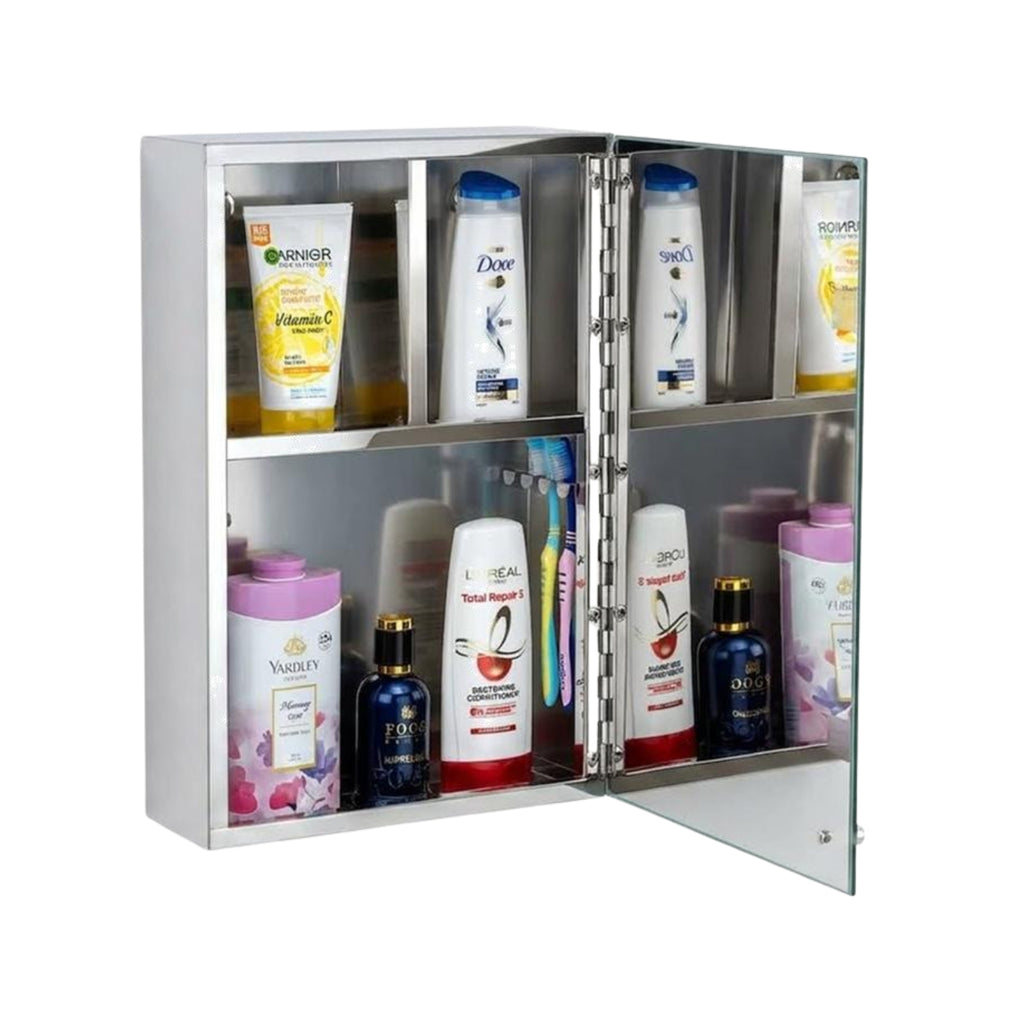 MIRROR CABINET 12X18 SS