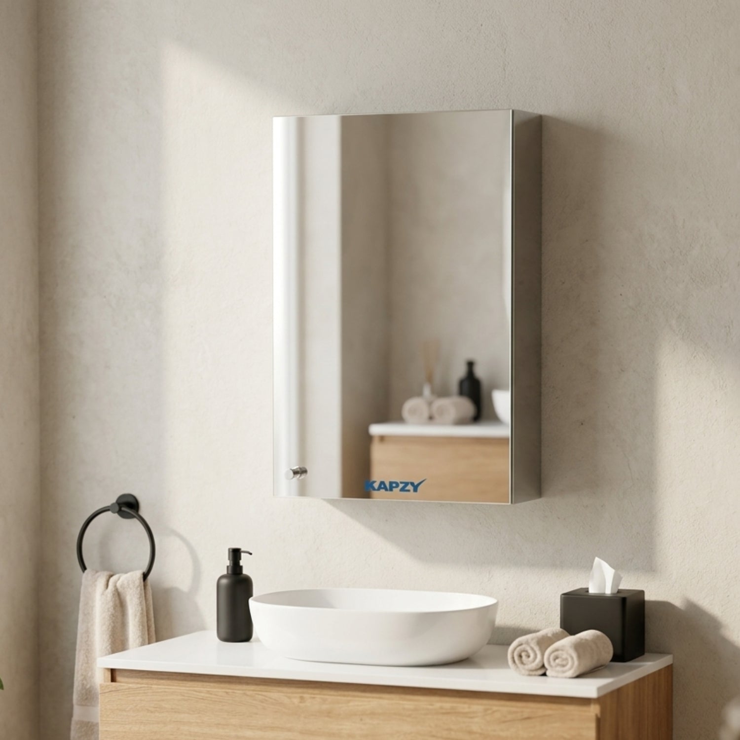 MIRROR CABINET 16X24 SS