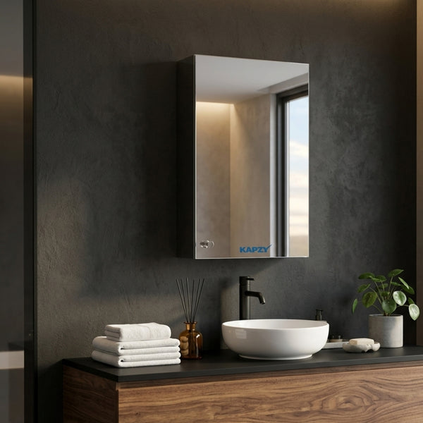 MIRROR CABINET 14X20 SS