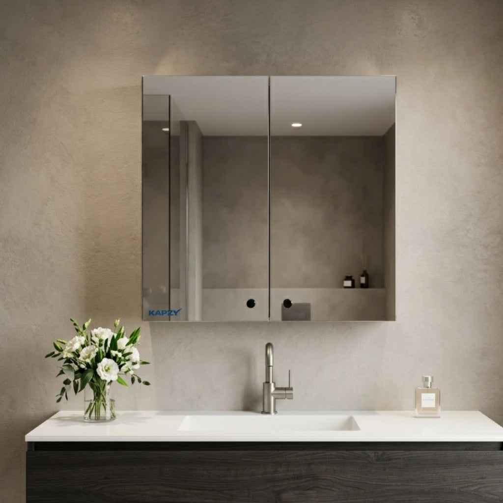 MIRROR CABINET 18X18 SS