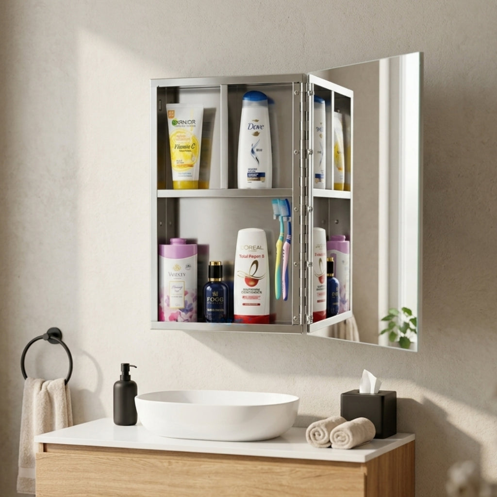 MIRROR CABINET 16X24 SS